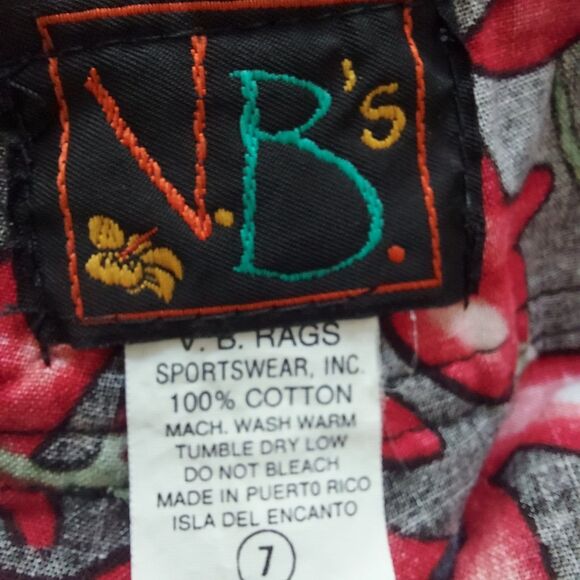 Womens Shorts Swim Board Short size 7 Chili Pepper Print Cotton Pocket - Picture 11 of 12